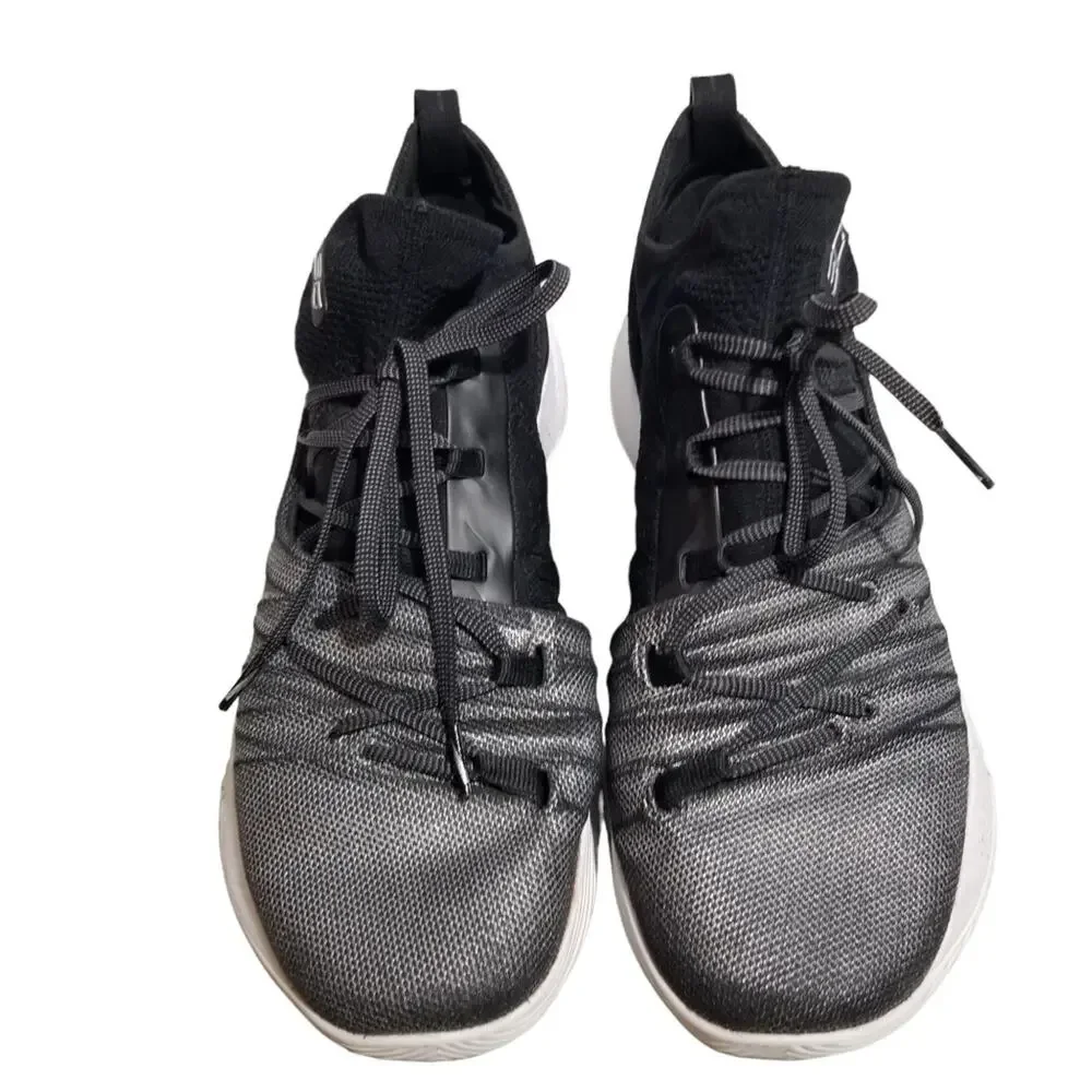 Under Armour Shoes 11 Curry 5 Black Silver Athletic Sneaker 3020657-101